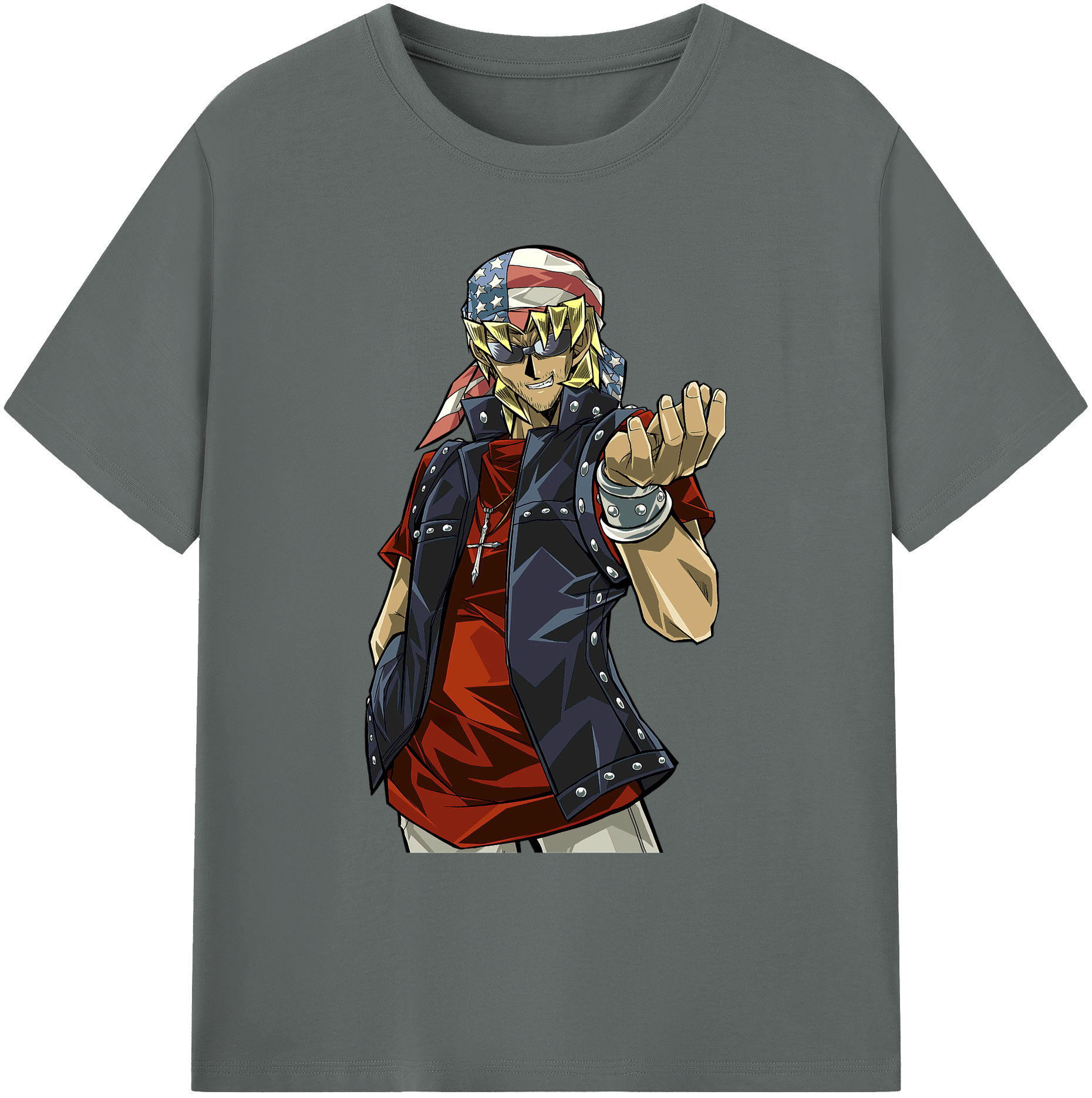 （画像用） 遊☆戯☆王 Yu-Gi-Oh! 綿100％ メンズ半袖Tシャツ｜肌触りやわらか＆通気性